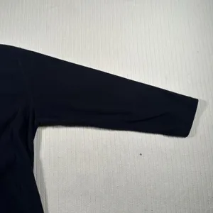 LANDS' END WOMEN'S BLACK PULLOVER FLEECE 1/4 ZIP CLOSURE SZ XL thumbnail 12