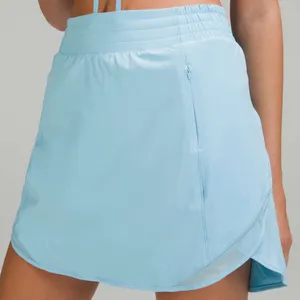 Lululemon Hotty Hot High-Rise Skirt Light Baby Blue Size 2 thumbnail 10