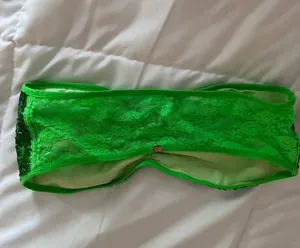 PINK Green Sequin Bandeau thumbnail 2