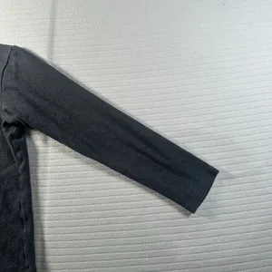 UNIQLO Women’s Small Gray Long Sleeve Crew Neck Minimalist Basic Top Shirt thumbnail 7
