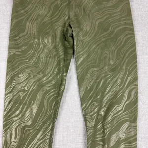 Fabletics Leggings Womens XS Green Ankle PowerHold Yoga Gym Pants Compression thumbnail 3