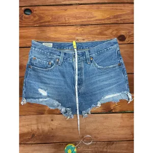 Levi’s Premium 501 Denim Cutoff Shorts - Women Size 27 thumbnail 7