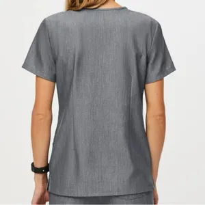 Figs Casma Three Pocket Scrub Top Size Small Graphite Womens… thumbnail 3