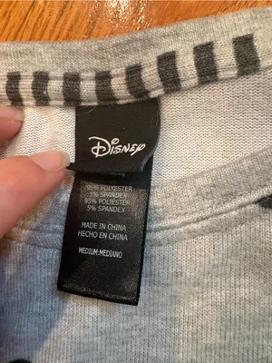 Disney Mickey Mouse Allover Print Gray Oversized Cozy Pullover Top Medium thumbnail 3