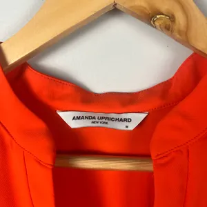 Amanda Uprichard Women’s Vareta Dress Ruffle Orange medium Mini thumbnail 6