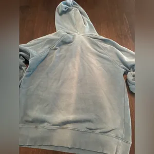 The North Face Sweatshirt Hoodie Women's S Long Sleeve Graphic Logo Pocket Blue thumbnail 6
