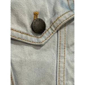 Alice + Olivia Jeans Two Tone Double‎ Jacket Spring Personality Denim Blue thumbnail 4