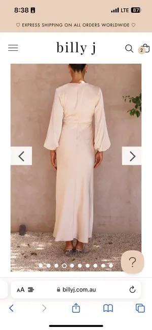 Champagne Bridesmaid Dress thumbnail 4