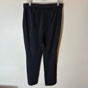 J. Jill Ponte Knit Slim‎ Leg Pants Charcoal Gray Pull On Size Medium thumbnail 4