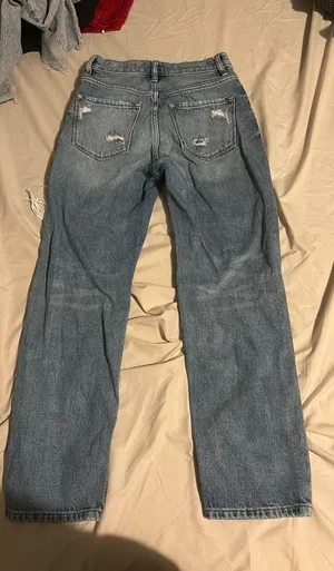 KanCan USA Jeans High-Waisted Straight-Leg Ripped thumbnail 2