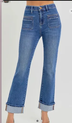 Risen HR Slim Straight Jeans thumbnail 1