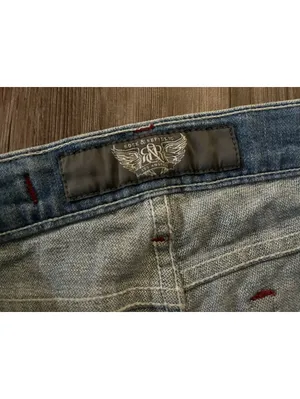 Rock & Republic Y2K Light Wash Bootcut Jeans 28 Embroidered thumbnail 3