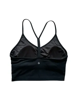 🔃Glowmode Black Cropped Tank Top Size M thumbnail 4
