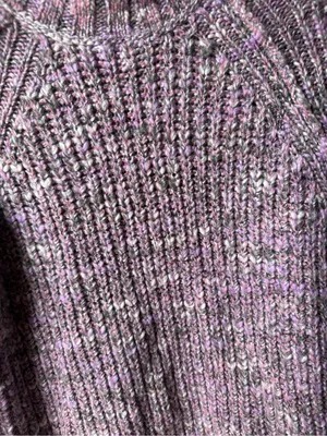Ruff Hewn Purple Multicolor Chunky Knit Sweater Size Large thumbnail 2