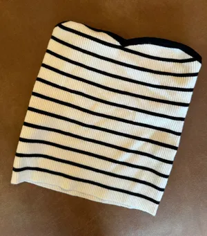Edikted Striped Tube Top thumbnail 1