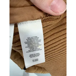Jones New York Womens‎ Jacket Camel Quilted Ribbed Knit Hybrid Medium thumbnail 5