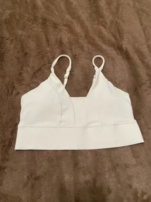 Old Navy Active Light Support PowerSoft Ribbed Sports Bra thumbnail 2