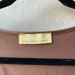 NWT Lizard Thicket Brown Faux-Leather Bodysuit thumbnail 4
