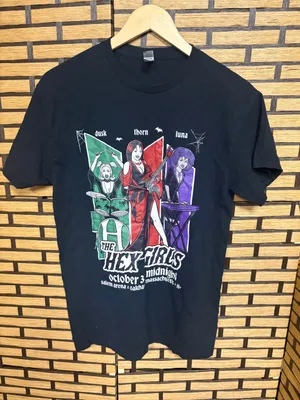 Gildan Scooby doo hex girls band tee size medium thumbnail 1