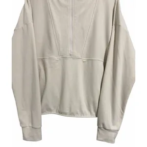 Varley Timberley‎ Half Zip Midlayer Sweatshirt Cement Marl Women's Size Medium thumbnail 5