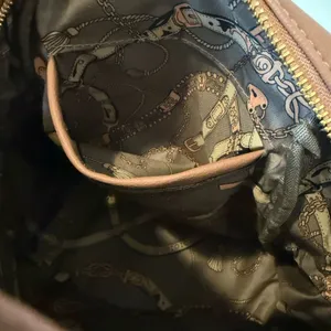 Quilted Pink Gold Mini Backpack Convertible Crossbody Straps Pockets Y2K thumbnail 5