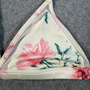 PINK Victoria's Secret Women's Small Floral Racerback Bralette Bra Unlined thumbnail 2