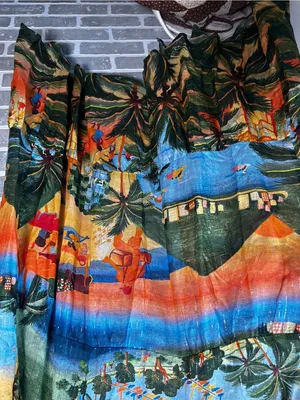 FARM Rio Carioca Cover Up Multicolor Tropical Maxi Swim Coverup Size XS SOLD OUT thumbnail 6