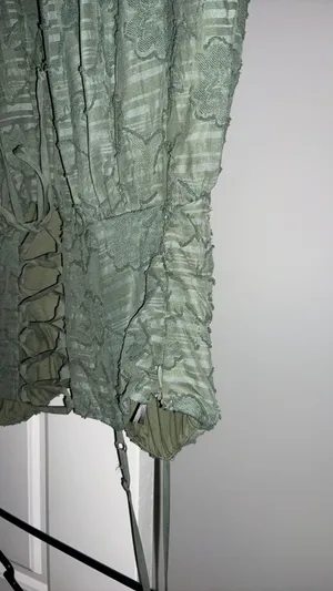 Jessica Simpson Green midi dress thumbnail 3