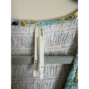 Anthropologie Somerset Maxi Dress Womens S Multi Floral Smocked Tiered OB1387071 thumbnail 10