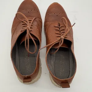 Cole Haan Zerogrand Wingtip Oxford Shoes Brown Leather Womens 8B thumbnail 9