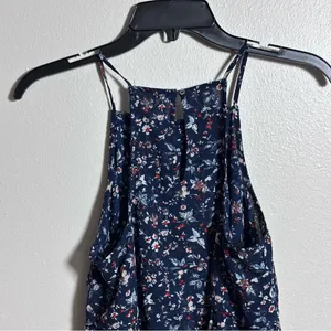 Abercrombie & Fitch Women Ruffle‎ Blue Sleeveless Blouse Top size S. thumbnail 7