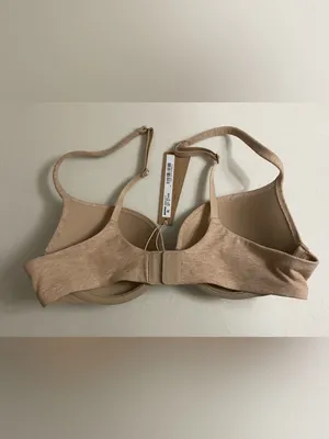 SKIMS Everyday Cotton Ultimate Bra Clay Heather Size 34B thumbnail 4