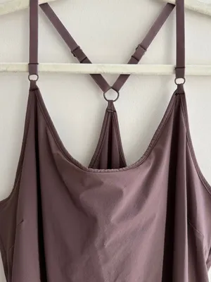Calvin Klein Performance Dress with Built-In Bike Shorts, Mauve, Size Medium thumbnail 5