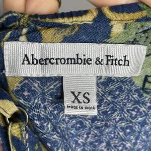 Abercrombie &‎ Fitch Dress Mini Lace-Up Back Floral Graphic Pattern Button-Up XS thumbnail 7