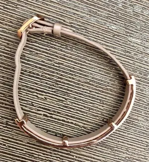 Rose gold tone buckle bracelet thumbnail 1