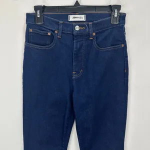 NEW Madewell The Stretch Flare Jean Rinse Wash Dark Blue High Rise US 26 thumbnail 7