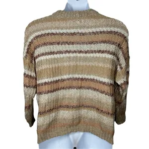 American Eagle Oversized Striped Chunky Knit Sweater | Small thumbnail 6