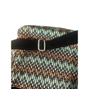 Vera Bradley Brown Multi-Color Sierra Stream Pattern Laptop Messenger Bag Women thumbnail 8
