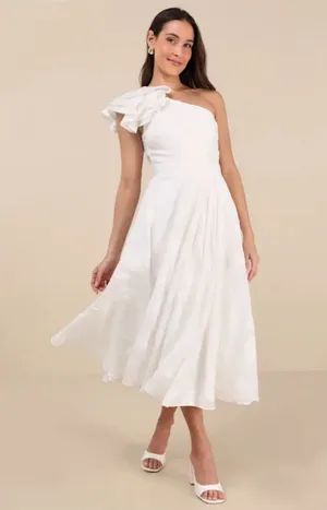 Lulus White Dress thumbnail 1