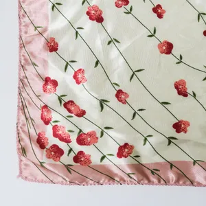 Vintage Cherry Blossom Floral Scarf Wraps thumbnail 3