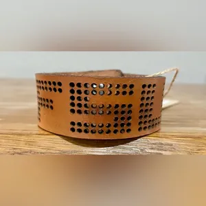 Florida State Seminoles FSU Handcrafted Leather Cuff Bracelet - NWT thumbnail 3