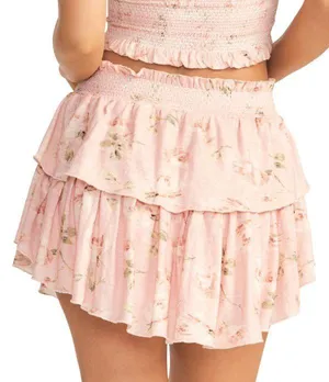 Love Shack Fancy Ruffle Mini Skirt thumbnail 3