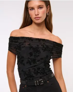 Abercrombie Bodysuit Black thumbnail 1