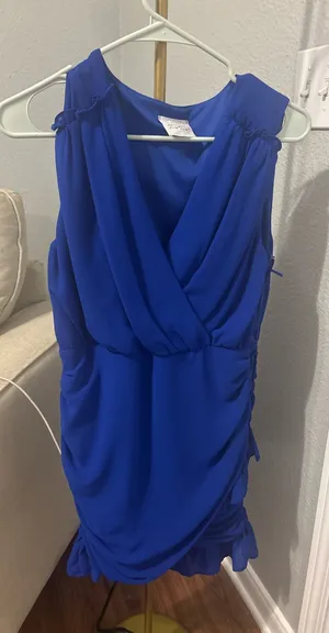 Dee Dee Royal Blue Semi Formal Dress thumbnail 1