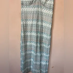 Wild Fable XL Blue Pastel Crochet Halter Midi Dress Boho Beach thumbnail 11