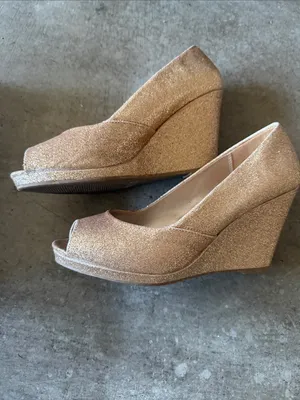 Women's Glitter Peep thumbnail 2