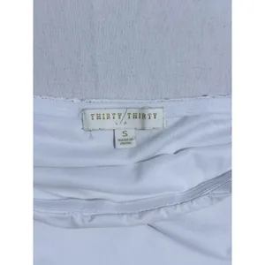Thirty Thirty Y2K Strapless Asymmetrical Top Womens S White Fairy Festival Rave thumbnail 4