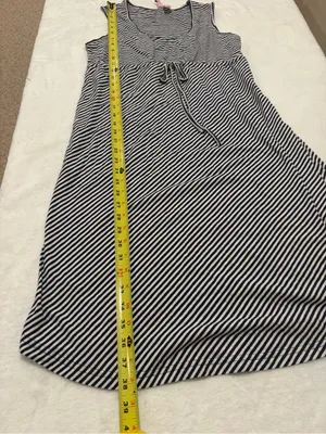 NWT Rumor Has It Striped Sleeveless Maternity Dress - Large thumbnail 6