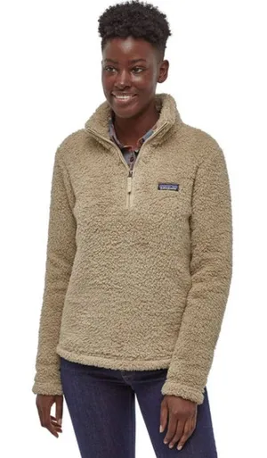 Patagonia Brown Los Gatos 1/4-Zip Pullover Sweater Women's S Fleece Outdoor Gorp thumbnail 1