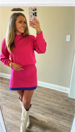 Knit Sweater Set Pink thumbnail 3